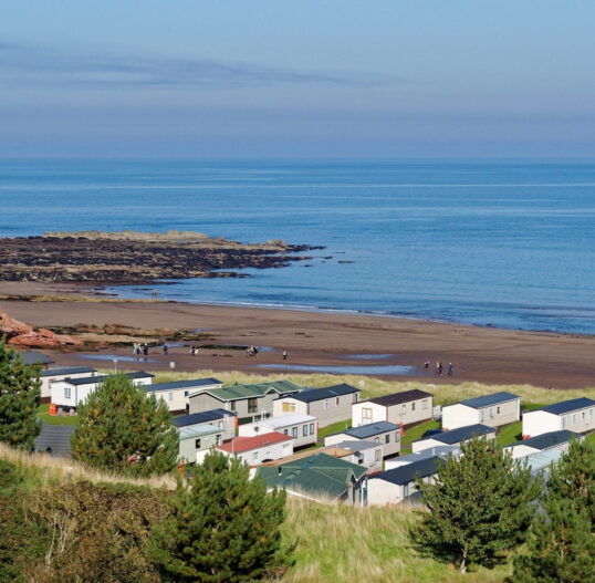 holiday park on the coast