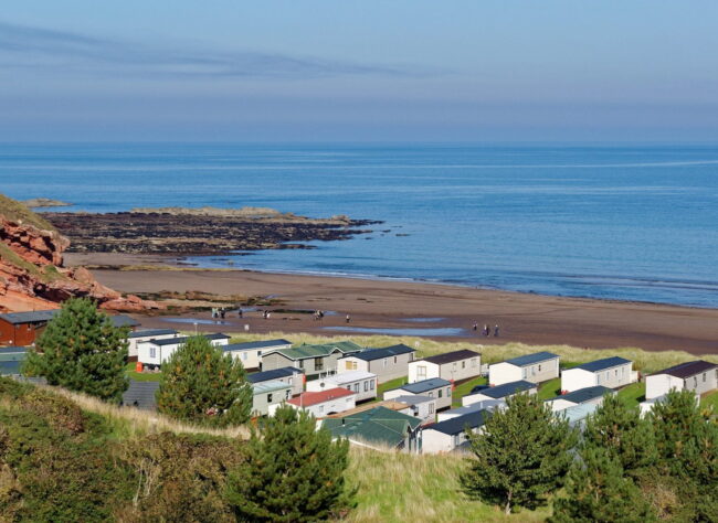 holiday park on the coast