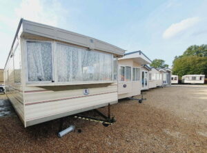 selling a static caravan at a showground