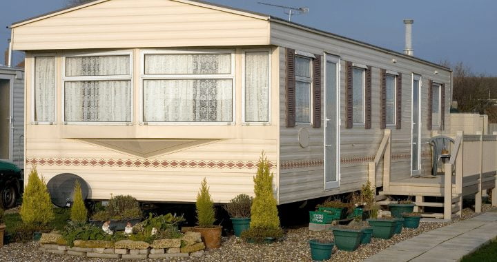 Clean static caravan