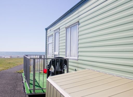 static caravan exterior