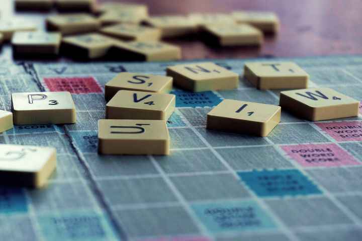 Scrabble board