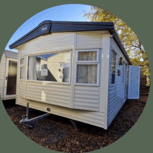 exterior of ABI oakley 2 bed static caravan