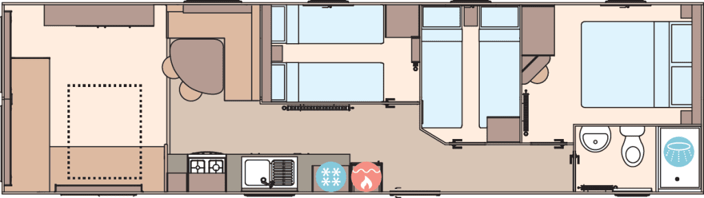 Brand New ABI Coworth 28x10ft 2 bed | Double Glazed, Central Heating - Image 13