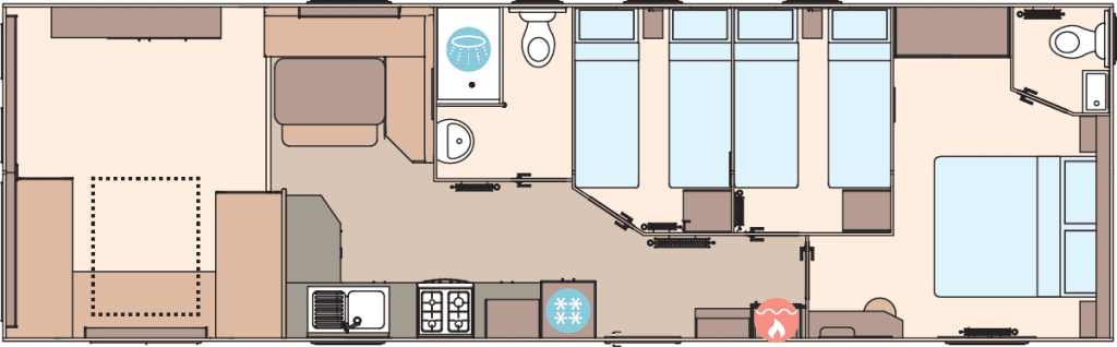 Brand New ABI Coworth 28x10ft 2 bed | Double Glazed, Central Heating - Image 16