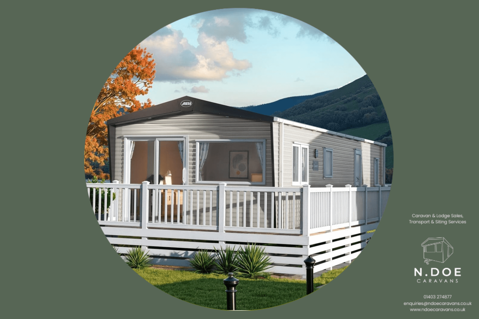 Brand New ABI Coworth 28x10ft 2 bed | Double Glazed, Central Heating